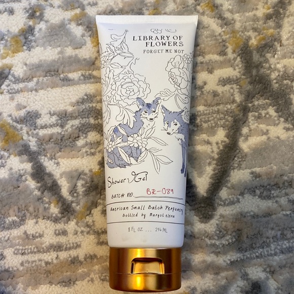 Library of Flowers by Margot Elena shower gel Forget Me Not NEW - Picture 1 of 6